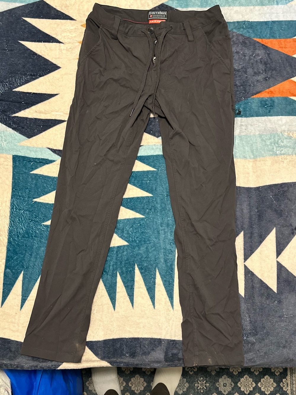686 Everywhere Black Men's Stretch Chino Pants
